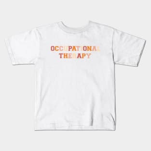 Occupational Therapy Terracotta Kids T-Shirt